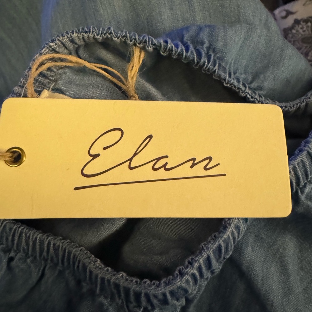 Elan Raw Edge Off the Shoulder Dress - Picture 8 of 10
